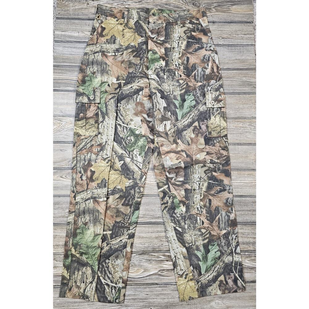 Wrangler Rugged Wear Cargo Pants Mens 36x32 Camo Advantage Timber Realtree